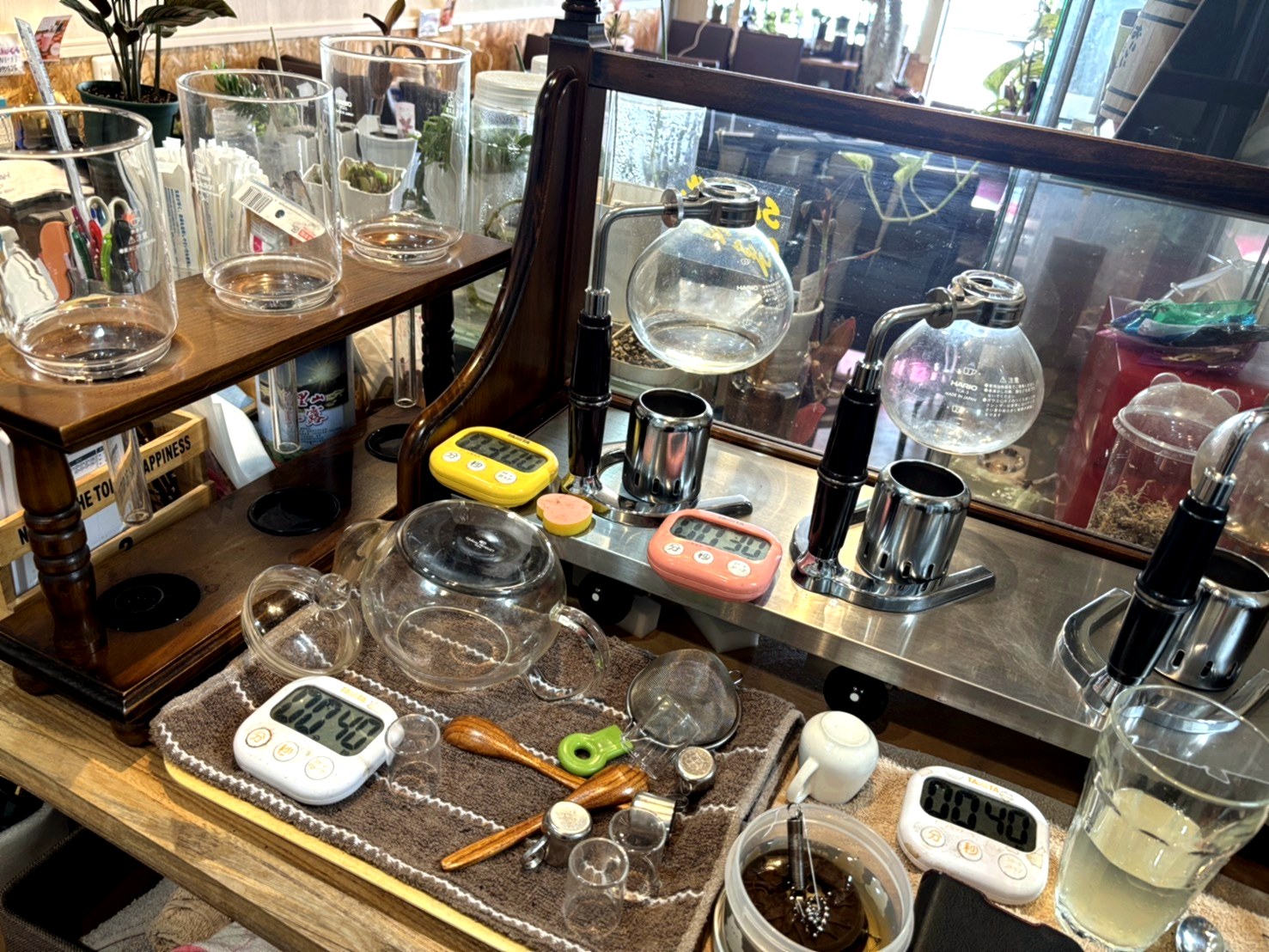 サイフォン珈琲の器具